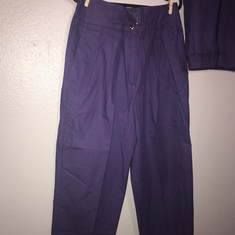 Vtg 80s/90s Christian Dior Streetwear 2 Piece Purple Matching Track Suit - Picture 14 of 16
